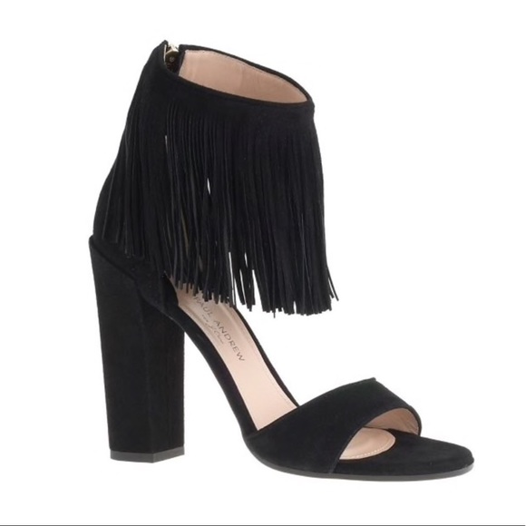 Paul Andrew™ for J.Crew fringe high-heel sandals - Picture 5 of 6